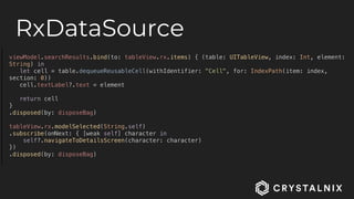 RxDataSource
 
