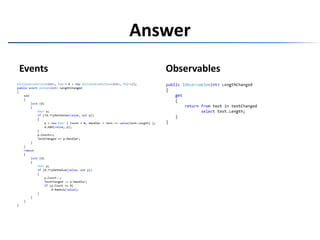 AnswerEventsObservables
