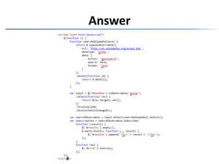 ChallengePort DictionarySuggest to RxJS
