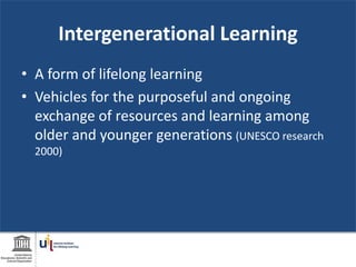 Intergenerational learning for sustainable development: Okayama ...