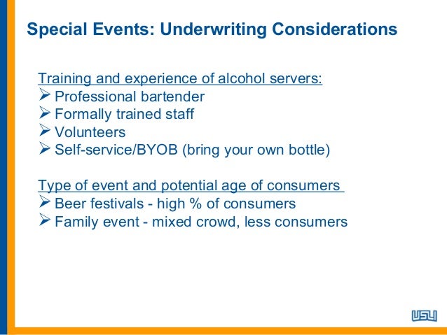 RyanSpecial Events Insurance Considerations 201310