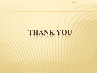 12/6/2013

THANK YOU

17

 