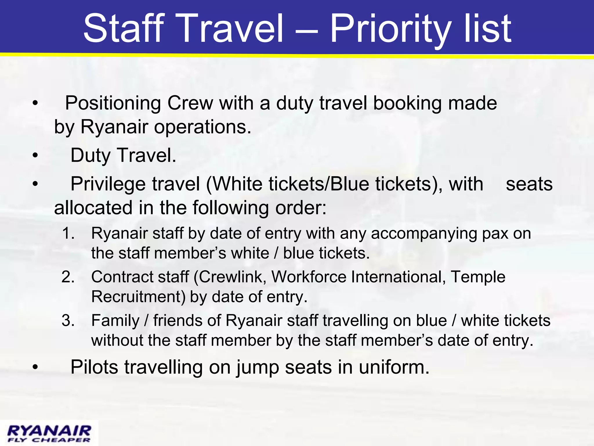 Priority Entry Modul 3 - Check-in and boarding | PPTX