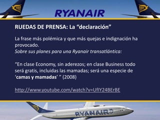 Ryanair Su Estrategia De Comunicacion