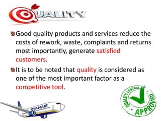 Ryanair's quality & Safety | PPT