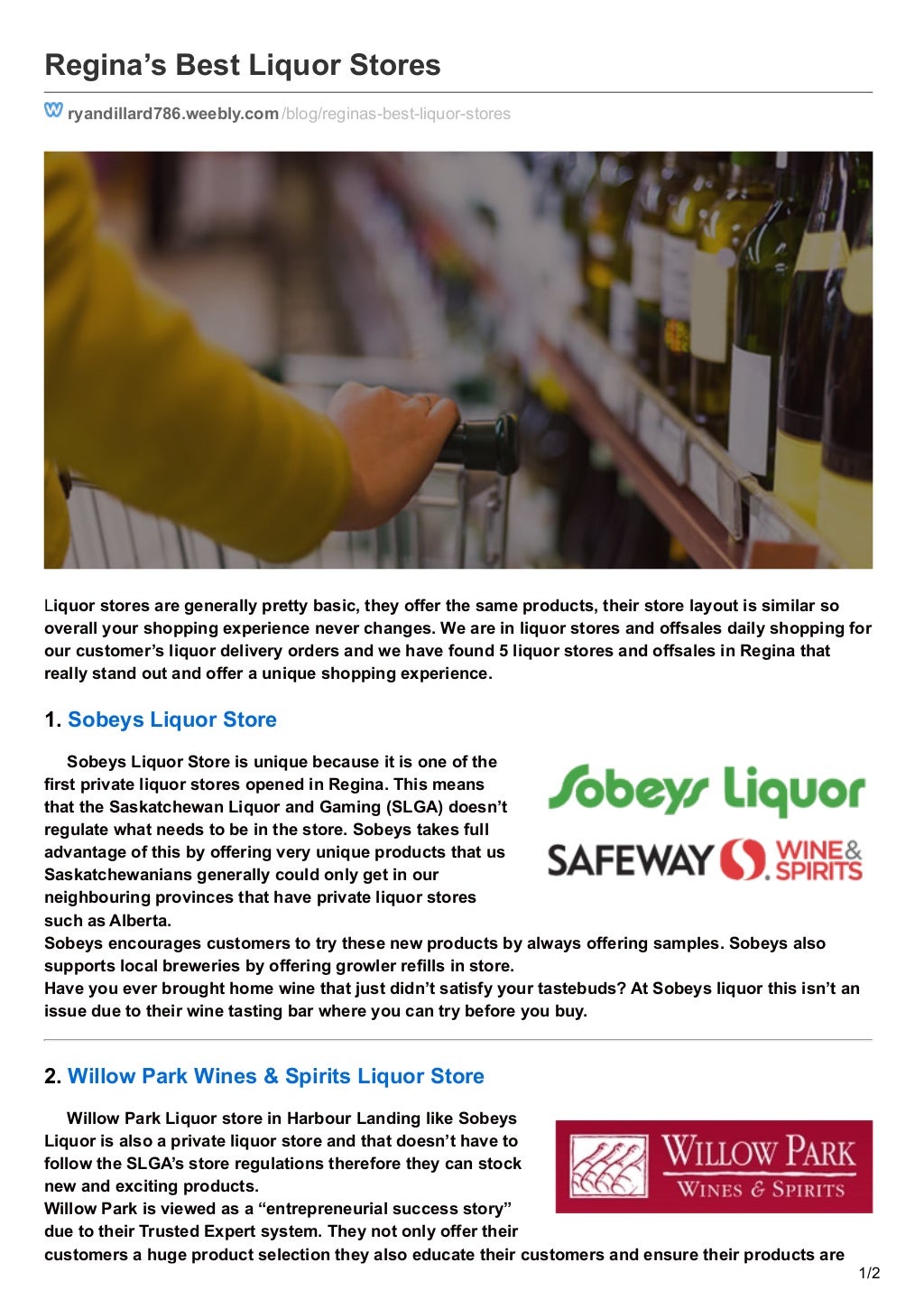 Regina’s Best Liquor Stores