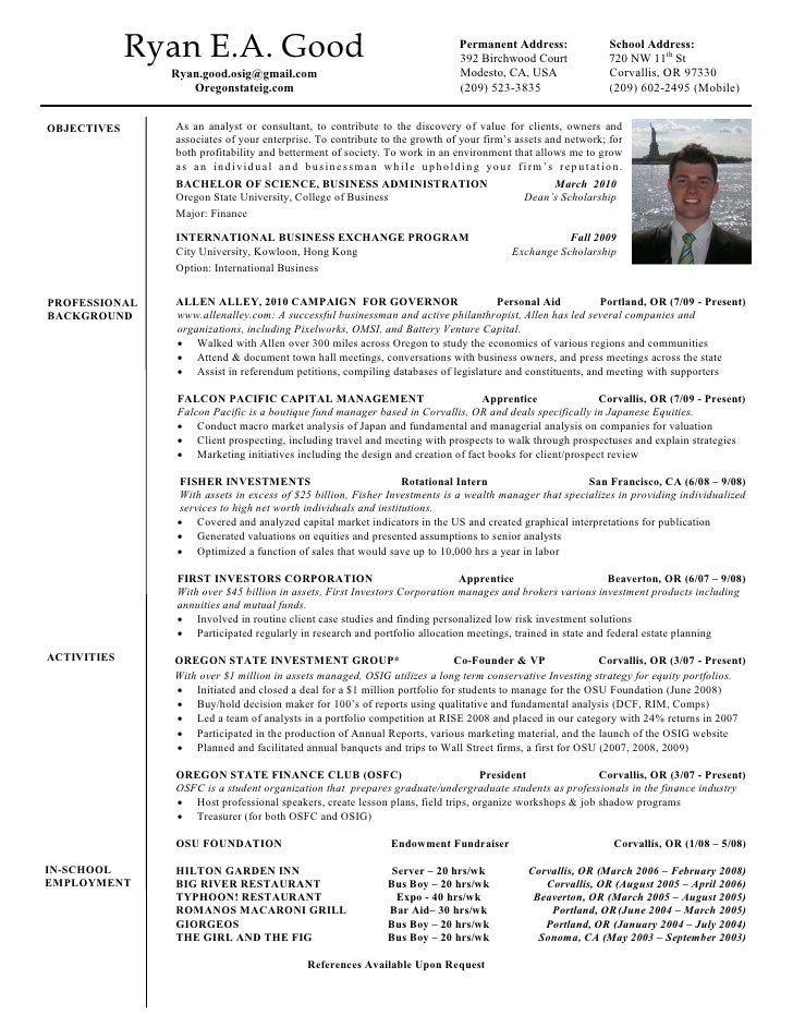 full resume format download