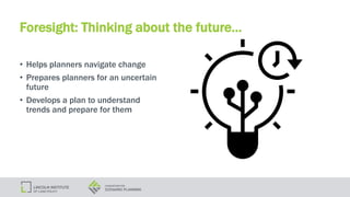 Using Scenario Planning to Prepare for Transportation Uncertainties in ...