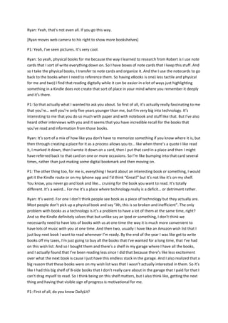 Ryan holiday transcript | DOC