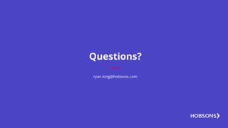 Questions?
ryan.long@hobsons.com
 