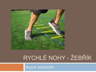 RYCHLÉ NOHY - ŽEBŘÍK
Ročník 2002/2003
 