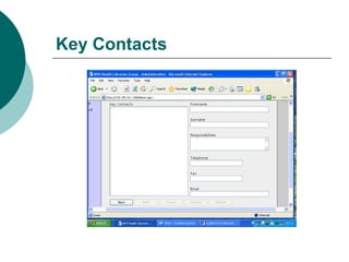 Key Contacts
 