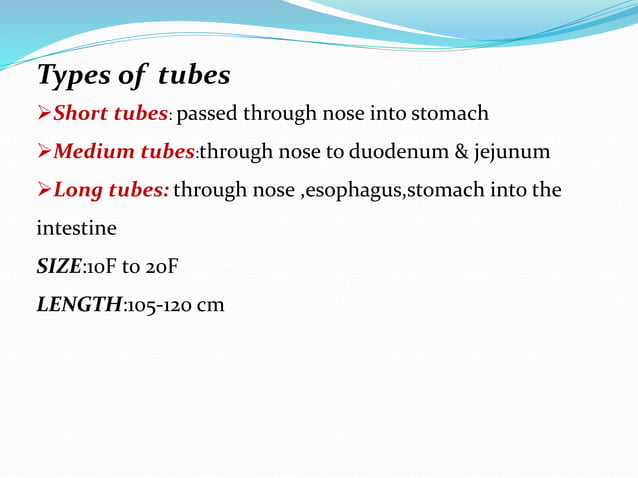 Ryles tube insertion | PPTX