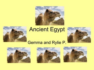Ancient Egypt Gemma and Rylie P. 