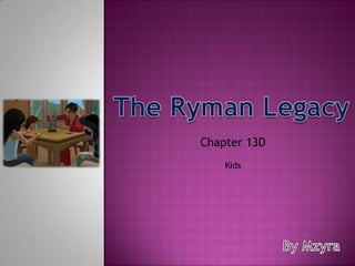The Ryman Legacy Chapter 13D  Kids By Mzyra 