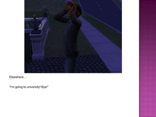 And the first member of generation 3 did go to college soon after, soon to be followed by the rest of them once they came of the right age.Sara spent a good amount of time there on the phone, though she never received a call from her parents or any of her siblings – instead, despite only having met once, Calvin called her everyday twice a day. She soon found herself considering him a good friend, even though she hadn’t planned to ever make friends with children.**[Yes, Calvin appears to have become this neighbourhood’s Marsha]
