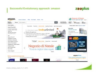 Successful Evolutionary approach: amazon 
Zooplus_redesign_project_13_11_2014 7 
 