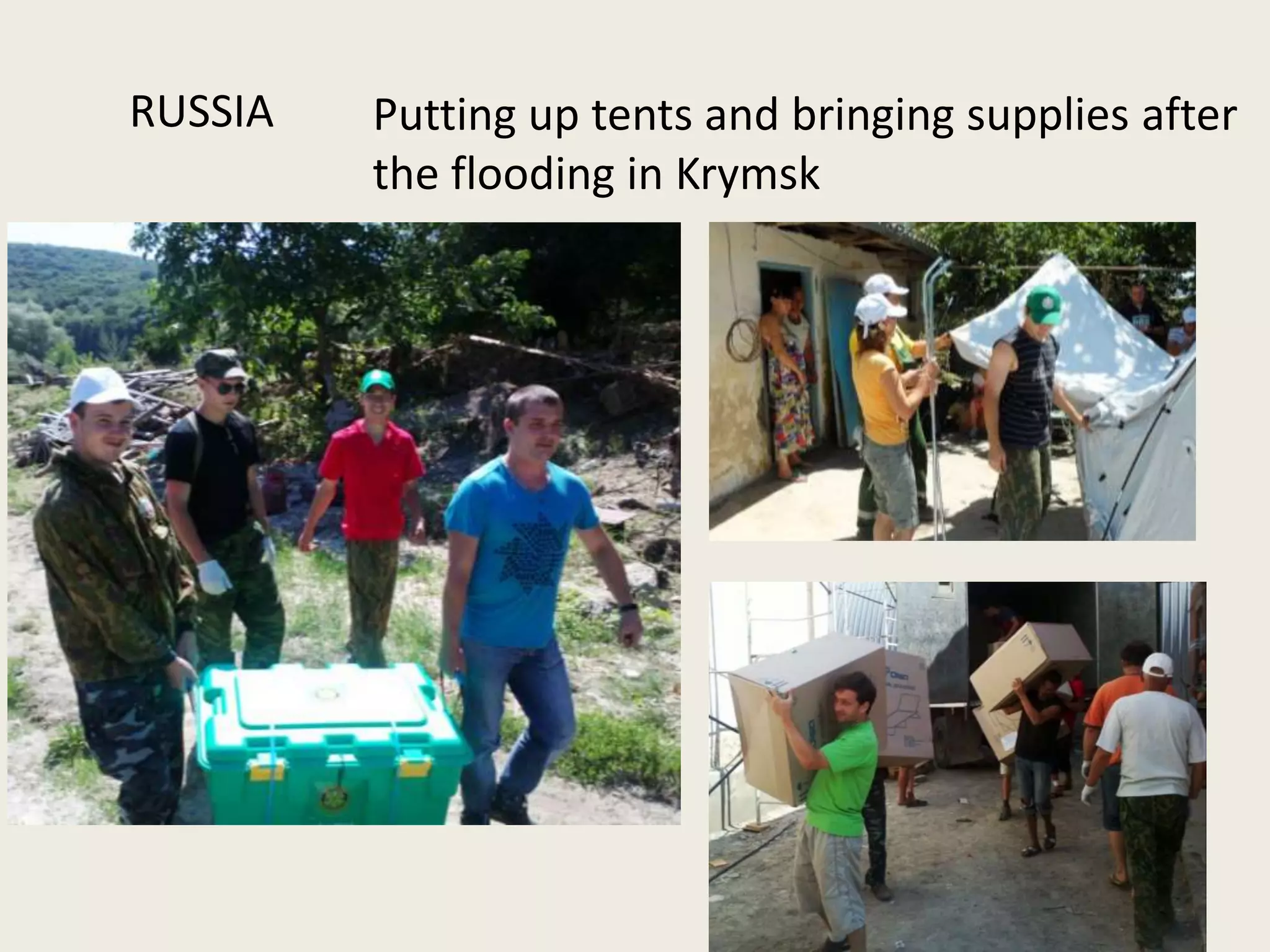 SRI LANKA Laying foundations for a community
center in the Puttlam District

 