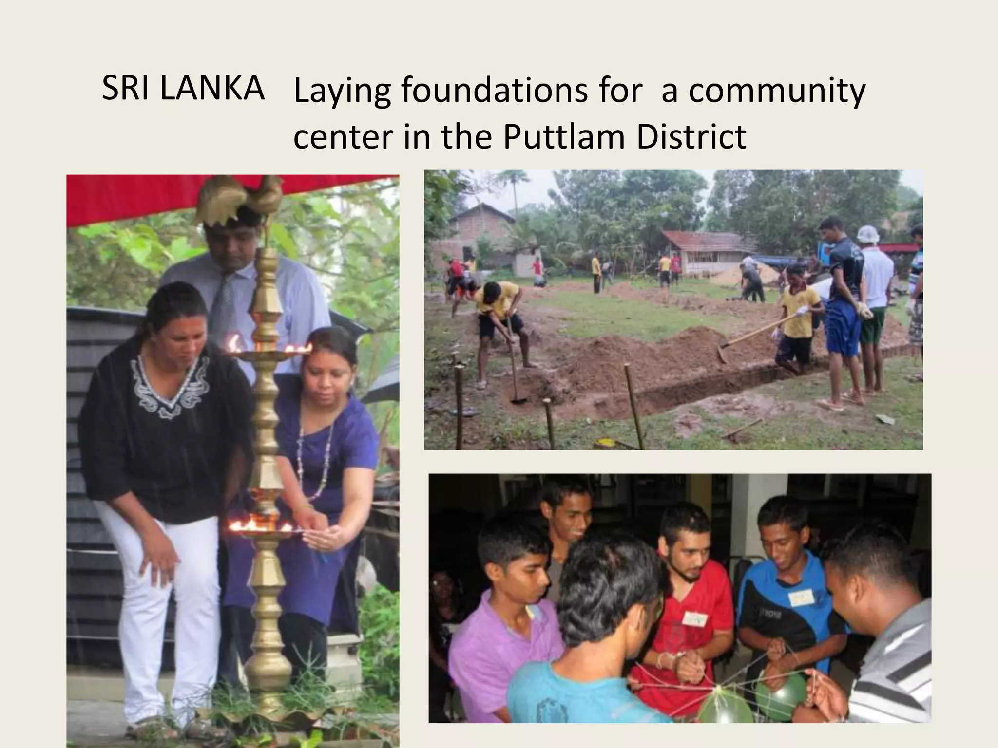 ST. LUCIA

Cleaning and organizing activities at a
school in Ciceron

 