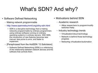 Ryu sdn framework | PDF