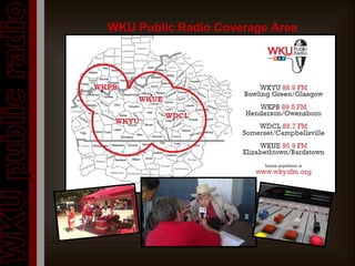 WKU Public Radio Coverage Area
 