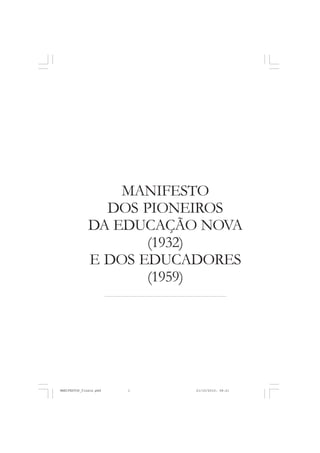 A nossa educação, estranha às realidades nacionais e