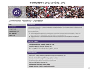 commonsensereasoning.org
15
 