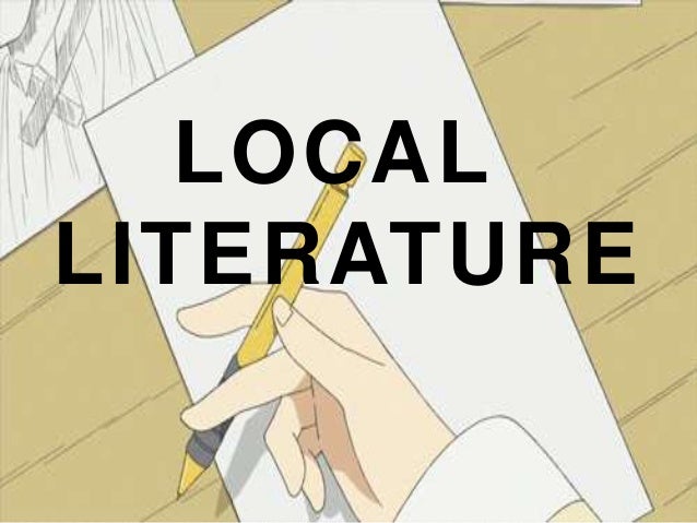 definition of local literature in research