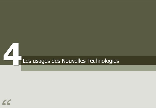 Les Français face aux nouvelles technologies  OpinionWay pour S.C Co…