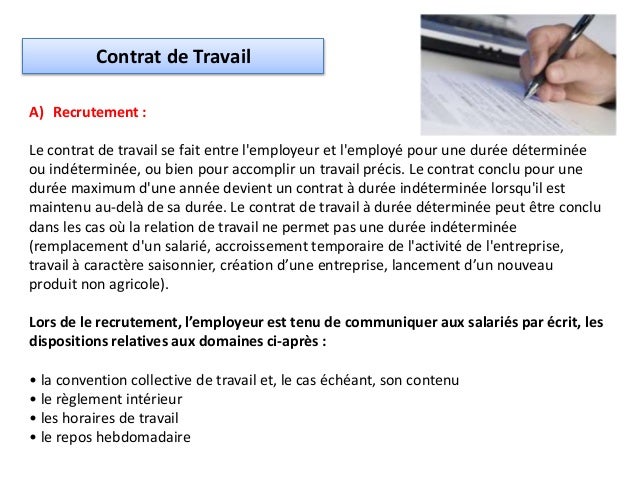 législation du travail ofppt