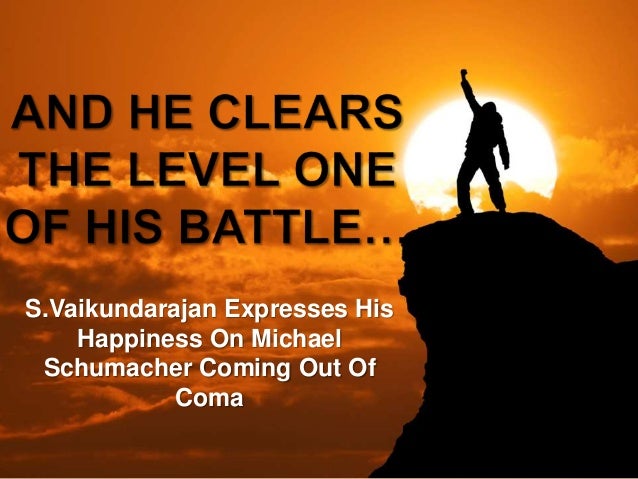 S Vaikundarajan Expresses His Happiness On Michael Schumacher Coming