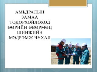 АМЬДРАЛЫН 
ЗАМАА 
ТОДОРХОЙЛОХОД 
ӨӨРИЙН ӨВӨРМӨЦ 
ШИНЖИЙН 
МЭДРЭМЖ ЧУХАЛ 
 