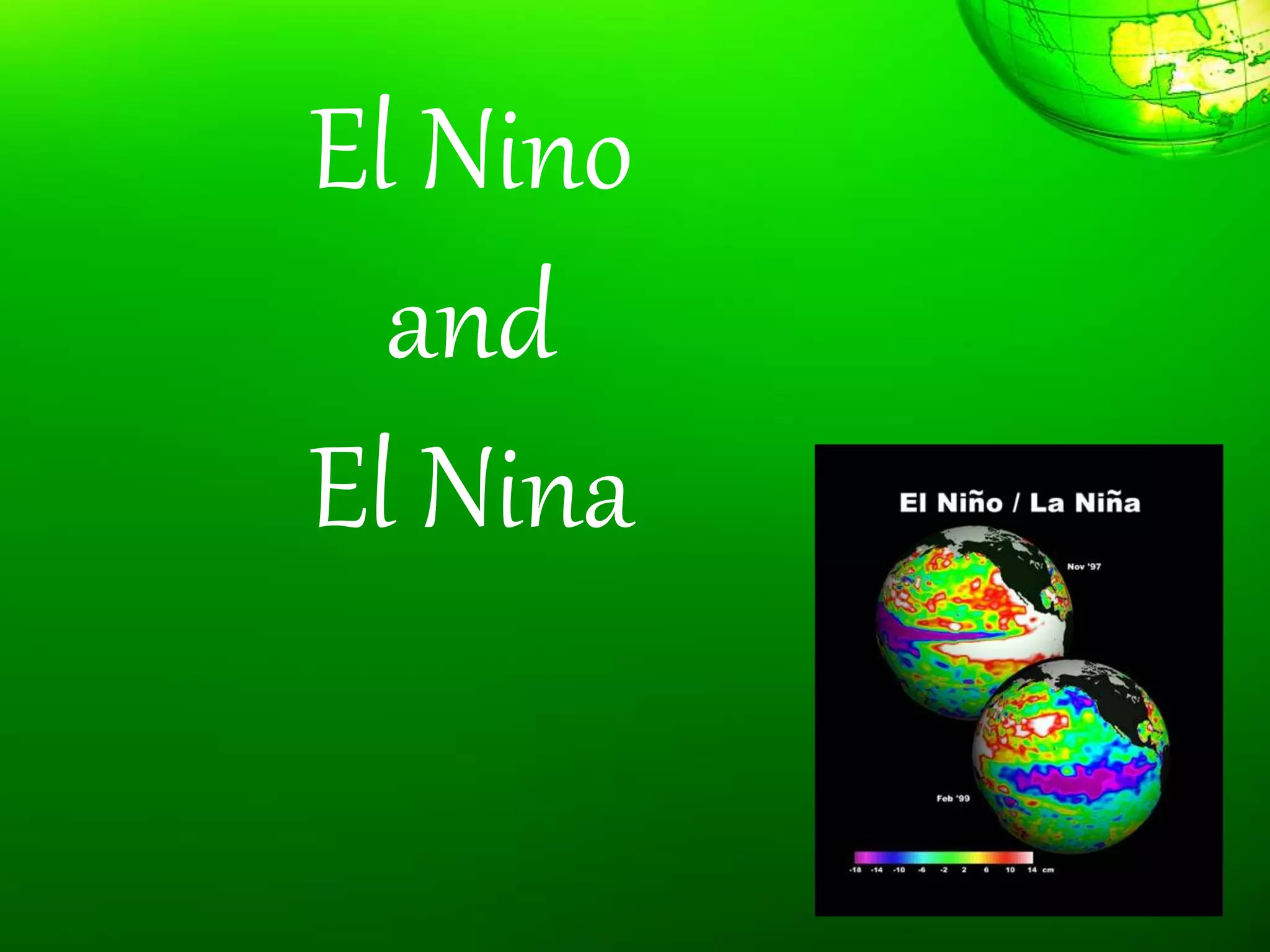 El Nino
and
El Nina
 