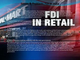 Fdi Problem PPt Of FDI In Retail Sector Of India | PPTX