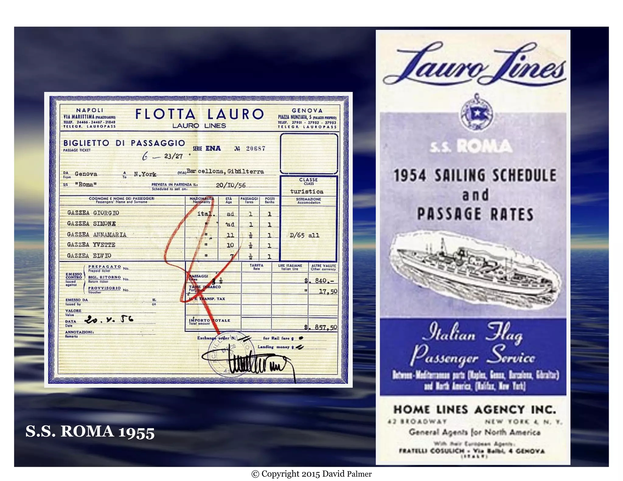 Ss Roma S.S. Roma Passenger Vessel - History | PDF