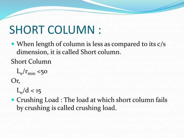 column and it's types | PPTX