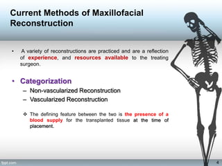 Bone tissue engineering challenges in oral and maxillofacial surgery | PPTX