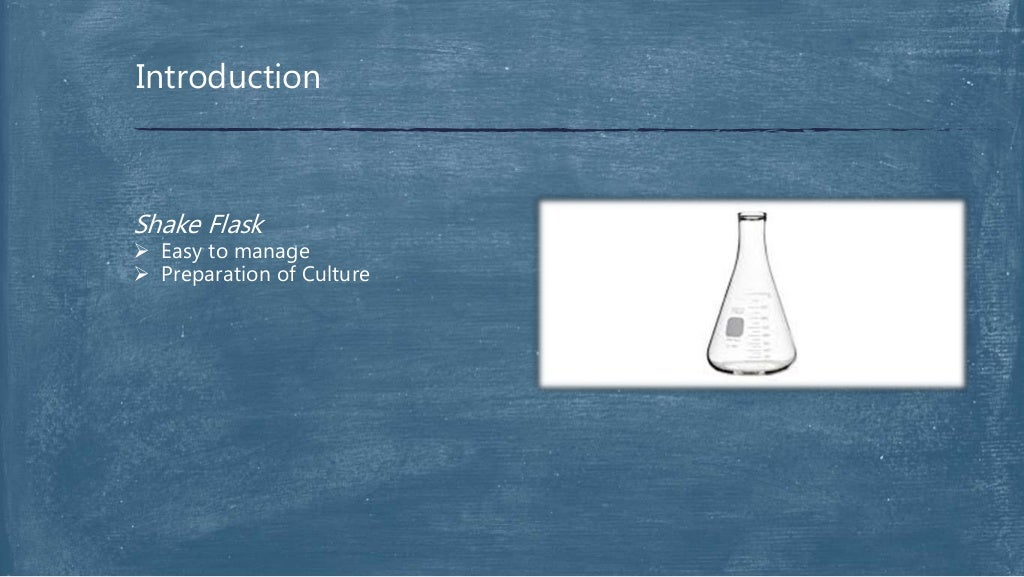 S.cerevisiae fermentation in shake flask experiment