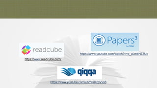 https://www.youtube.com/v/kYa9KzpVvn8
https://www.youtube.com/watch?v=p_aLmbN73Uc
https://www.readcube.com/
 