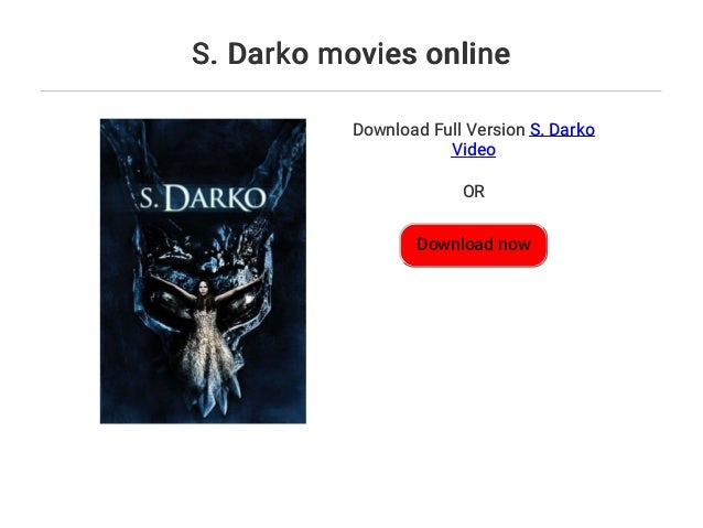 S Darko Movies Online