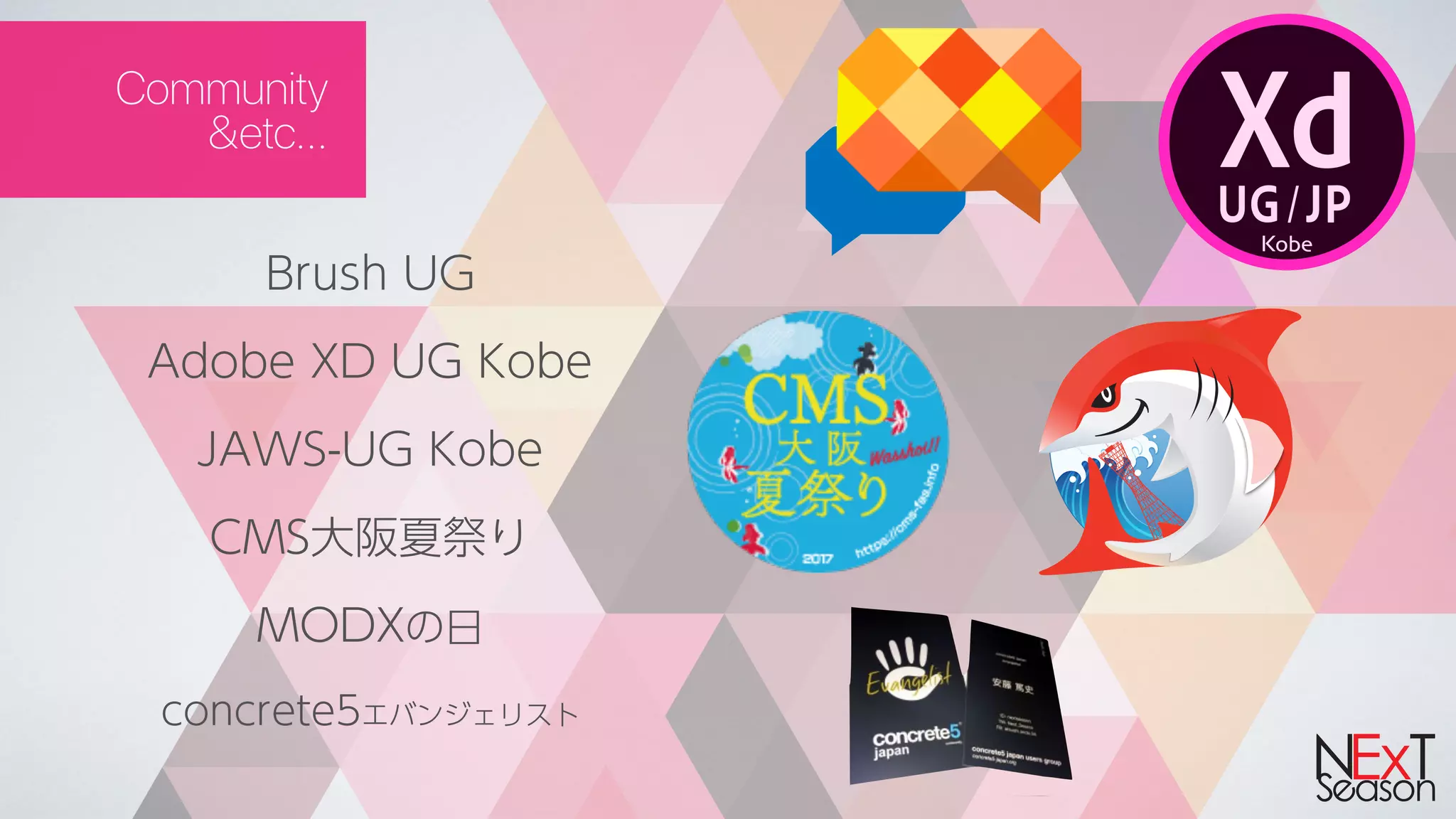  
Kobe
Community 
&etc…
 