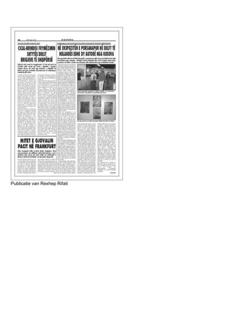 Publicatie van Rexhep Rifati
 