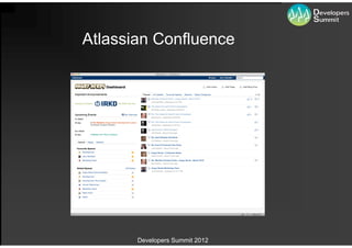 Atlassian Confluence




       Developers Summit 2012
 