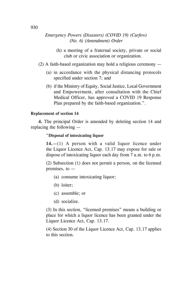 Statutory Instrument #68 of 2020 | PDF