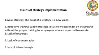 the nature of strategy implementation | PPTX