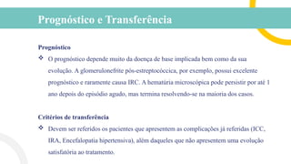 Sindrome Nefritica e Nefrotica definição | PPTX