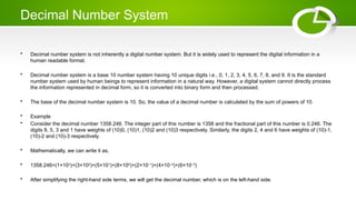 NUMBER SYSTEMS CODES AND LOGIC GATES For UG Students | PPTX