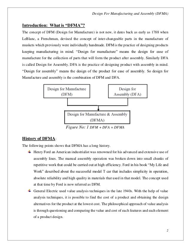 Design for assembly case study image
