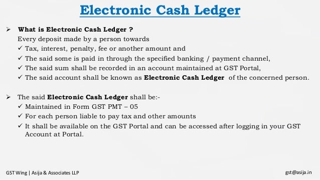 cash ledger