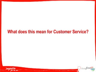 What does this mean for Customer Service? 